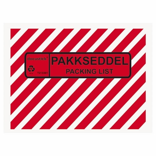 Pakkseddellommer 16 x 12 cm, 1000 stk