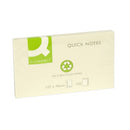 Notatblokk gul resirkulert