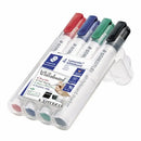 Whiteboardpenn Lumocolor 2-5 mm 4 pk.
