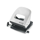 Hullemaskin Leitz 5008 2-hull grå/sort