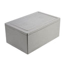 Transportkasse grå med lokk (pris per stk)