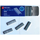 Heftestift Rexel No. 25 (1500 stk). Pris pr. eske.